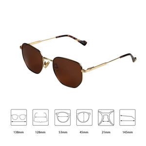 Lentes de Sol Hexagon Vintage